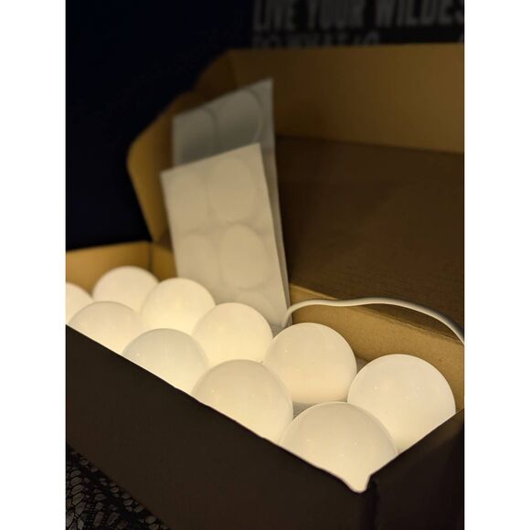 3/30 NEW Removable & Adjustable Hollywood Vanity Lights! - Picture 4 of 12